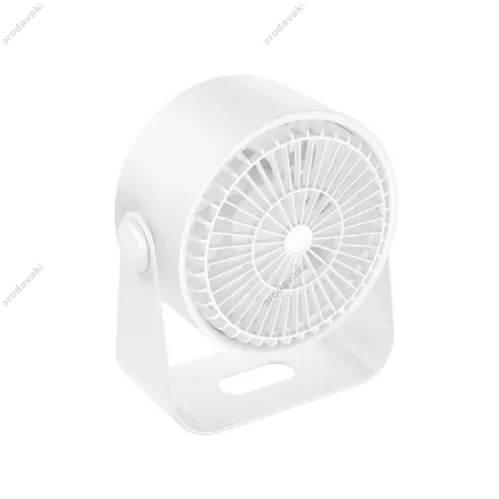 Портативний міні вентилятор Hoco HX66 Desktop Circulating Fan White