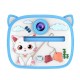 Дитячий фотоапарат моментального друку Print Camera AM-300 Cat Blue