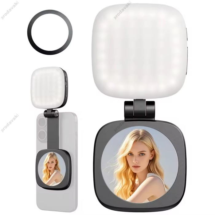 Накамерне відеосвітло LED CH F-662 3000-6500K Black