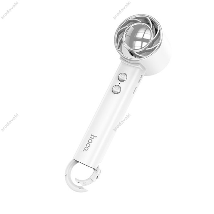 Портативний міні вентилятор Hoco HX61 Exquisite Handheld Folding Fan White