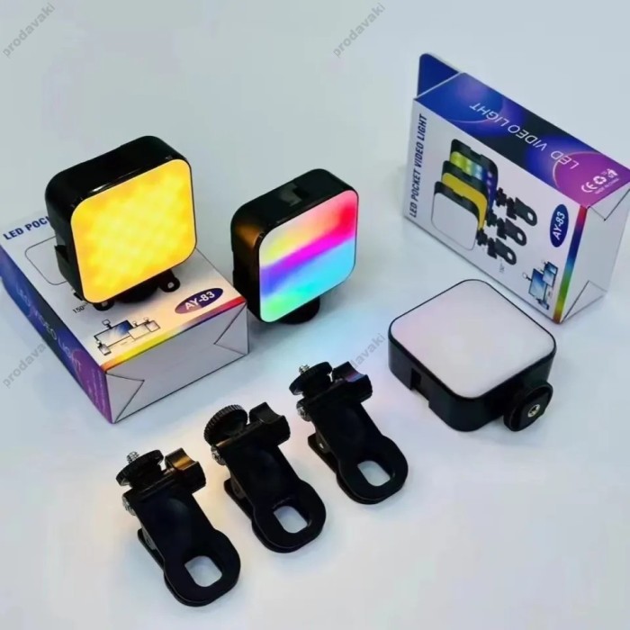 Накамерне відеосвітло LED CH AY-83 RGB 3000K-6500K