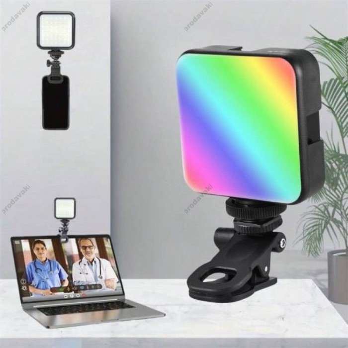 Накамерне відеосвітло LED CH AY-83 RGB 3000K-6500K