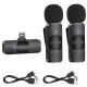 Бездротовий мікрофон BOYA BY-V2 Lightning 2 мікрофона Black