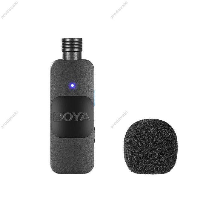 Бездротовий мікрофон BOYA BY-V2 Lightning 2 мікрофона Black