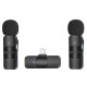 Бездротовий мікрофон BOYA BY-V2 Lightning 2 мікрофона Black