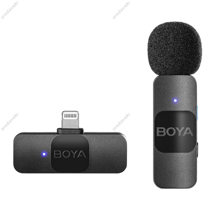 Бездротовий мікрофон BOYA BY-V1 Lightning Black