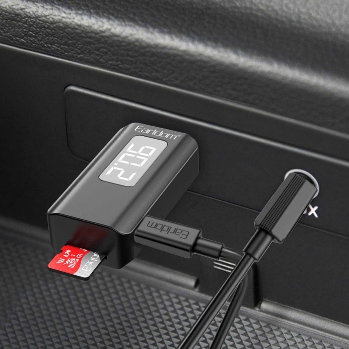 FM - трансмітер Bluetooth Earldom ET-BR17 Audio Receiver Grey