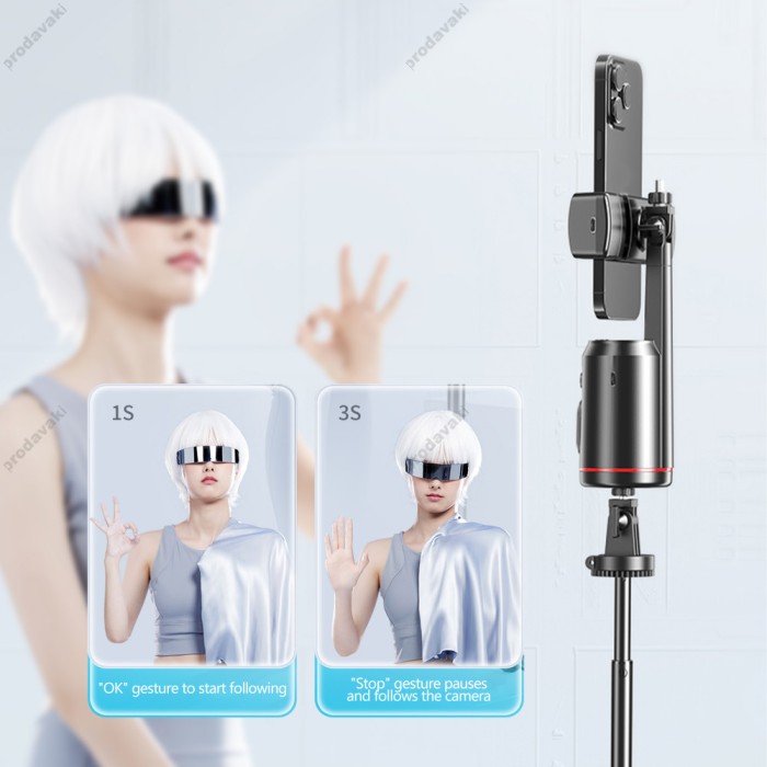 Підставка з трекером руху Gimbal Stabilizer Earldom ET-ZP32 Black