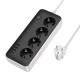 Подовжувач мережевий фільтр Hoco AC21 Sunlight 4-bit desktop socke 17W/3.4A 1.5M Black