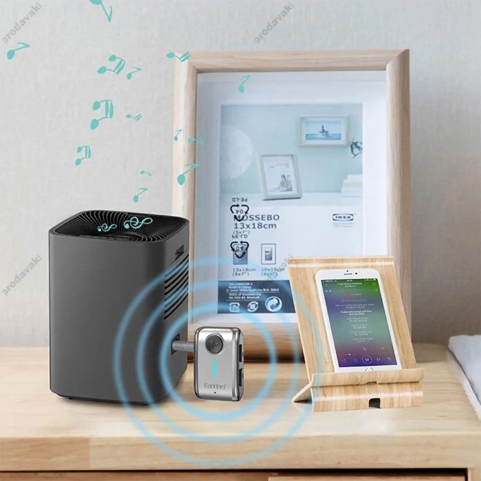 Автомобільний Bluetooth адаптер Earldom ET-BR16 Audio Receiver Grey