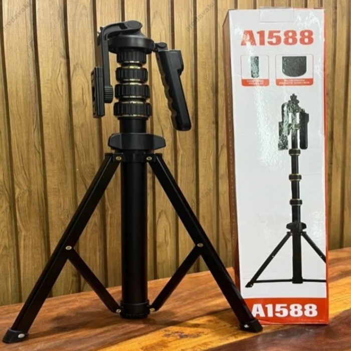 Монопод-трипод Tripod Stand Multifunctional CH A1588 Bluetooth з пультом 2.10m ¼ Black