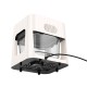 Аерогриль HOCO HE22 borosilicate glass air fryer with touch screen 4.5L 1100W White