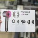 Фен для волосся CH XF-09 High Speed Hair Dryer 5 in 1 Grey-Pink