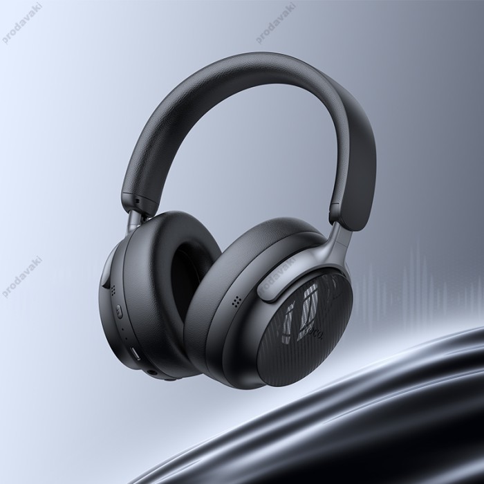 Бездротові Bluetooth навушники Hoco W53 Plus ANC Wireless Headphone BT 5.4 Black