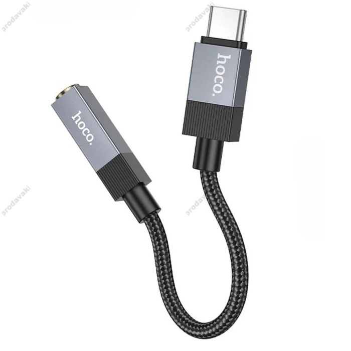 Перехідник Hoco UPA32C Type-C / Jack 3.5 Black