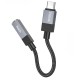 Перехідник Hoco UPA32C Type-C / Jack 3.5 Black