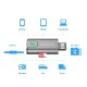Автомобільний Bluetooth адаптер Earldom ET-BR12 BT5.3/USB/3,5mm/TF Card Black