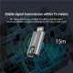 Автомобільний Bluetooth адаптер Earldom ET-BR12 BT5.3/USB/3,5mm/TF Card Black
