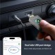 Автомобільний Bluetooth адаптер Earldom ET-BR13 BT5.3/USB/3,5mm/TF Card Black