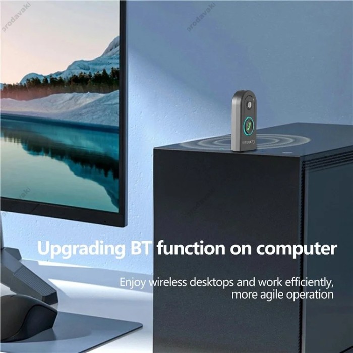 Автомобільний Bluetooth адаптер Earldom ET-BR13 BT5.3/USB/3,5mm/TF Card Black