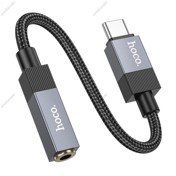Перехідник Hoco UPA32C Type-C / Jack 3.5 Black