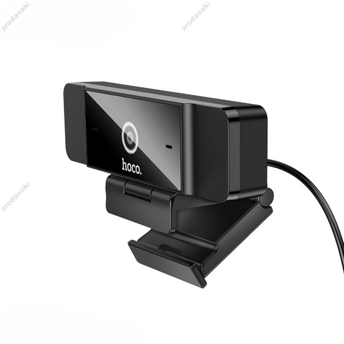 Веб-камера HOCO D100 Full HD 1080P Webcam With Dual Microphones Black