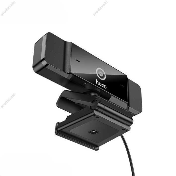 Веб-камера HOCO D100 Full HD 1080P Webcam With Dual Microphones Black