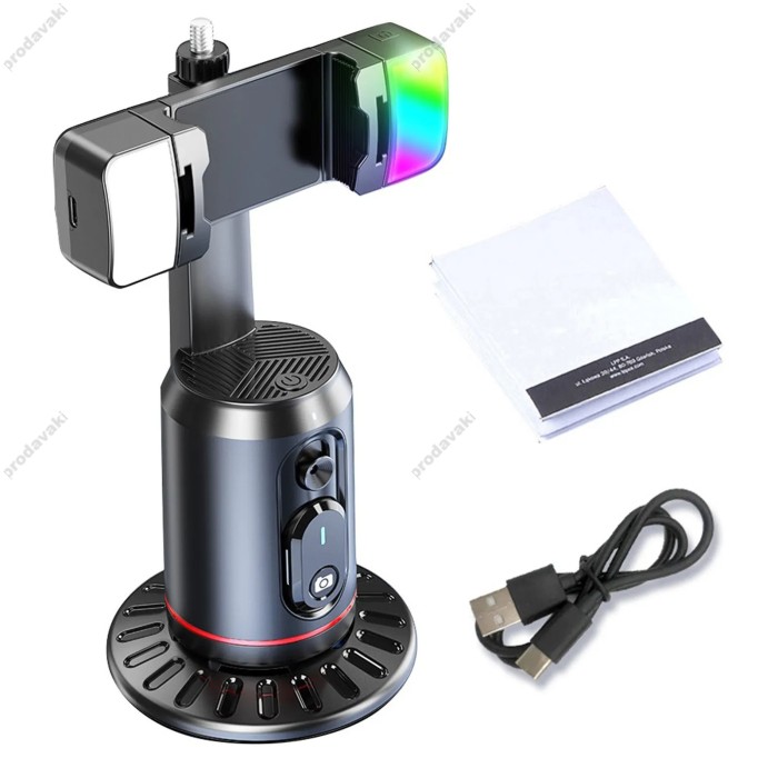 Підставка з трекером руху Gimbal Stabilizer CH Q2 AI Smart Face LED
