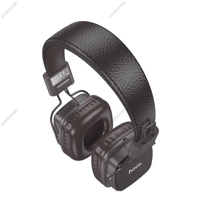 Бездротові Bluetooth навушники Hoco W56 Wireless On Ear Headphones BT 5.4 Brown