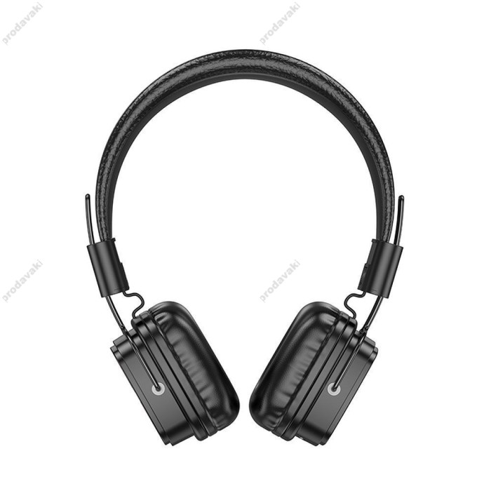 Бездротові Bluetooth навушники Hoco W56 Wireless On Ear Headphones BT 5.4 Black