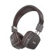 Бездротові Bluetooth навушники Hoco W56 Wireless On Ear Headphones BT 5.4 Brown