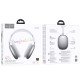 Бездротові навушники Bluetooth Hoco W65 Happy Wireless Headphones Silver