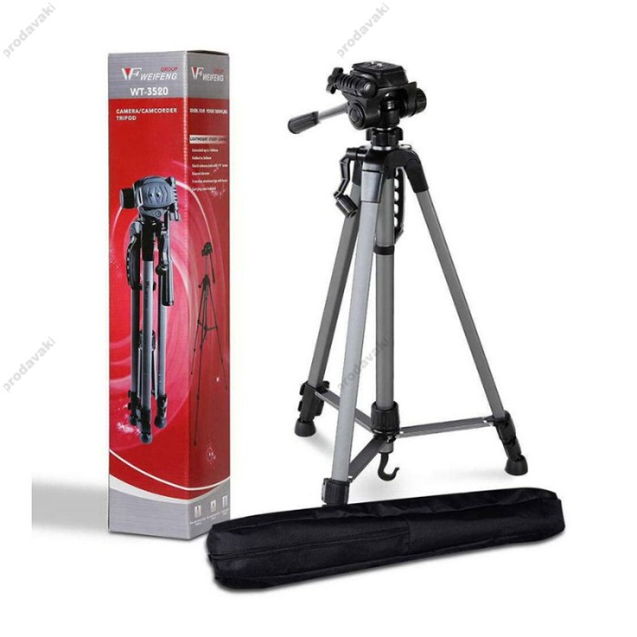 Штатив-трипод Tripod Stand Multifunctional CH WT-3520 1.46m Black