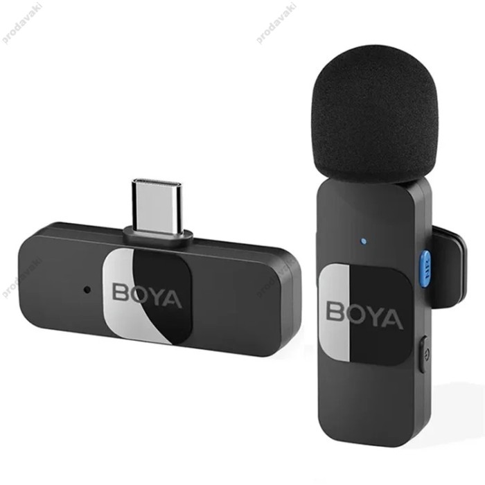 Бездротовий мікрофон BOYA BY-V10 Type-C Black