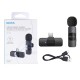 Бездротовий мікрофон BOYA BY-V10 Type-C Black