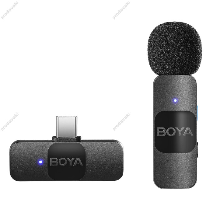 Бездротовий мікрофон BOYA BY-V10 Type-C Black