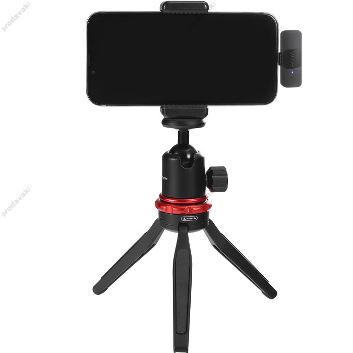 Бездротовий мікрофон BOYA BY-V20 Type-C 2 мікрофона Black