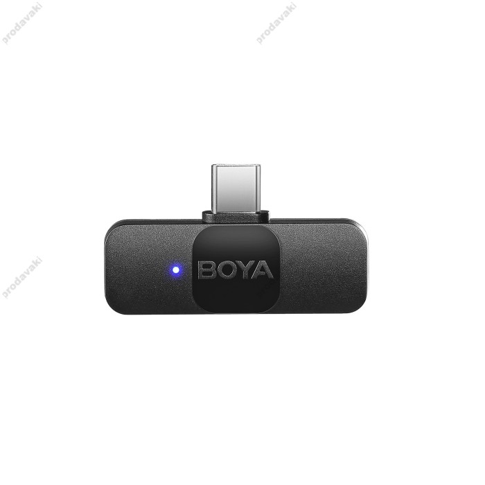 Бездротовий мікрофон BOYA BY-V20 Type-C 2 мікрофона Black