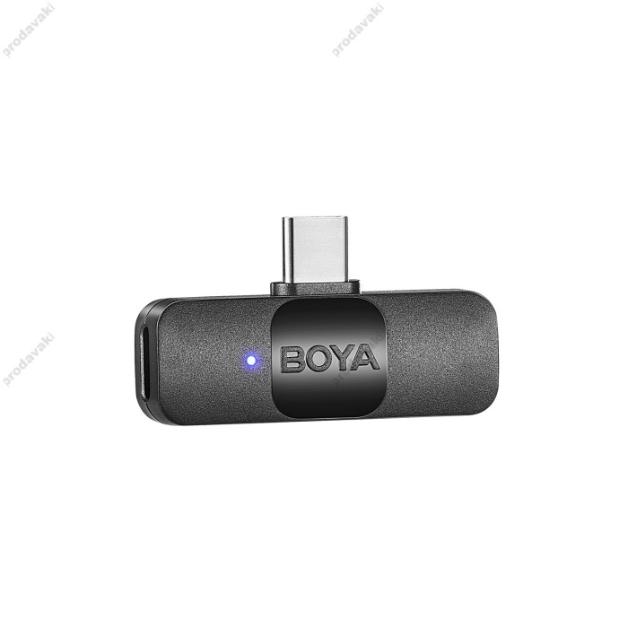 Бездротовий мікрофон BOYA BY-V20 Type-C 2 мікрофона Black
