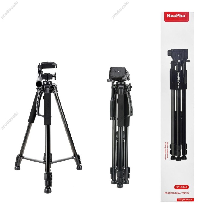 Штатив-трипод Tripod Stand Multifunctional Neepho NP-8840 1.70m Black