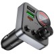 FM - трансмітер HOCO E86 Alegria dual port car BT Black