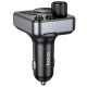 FM - трансмітер HOCO E86 Alegria dual port car BT Black