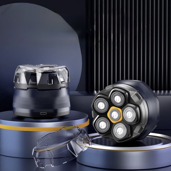 Електробритва XO CF21 electric rotary shaver Blue
