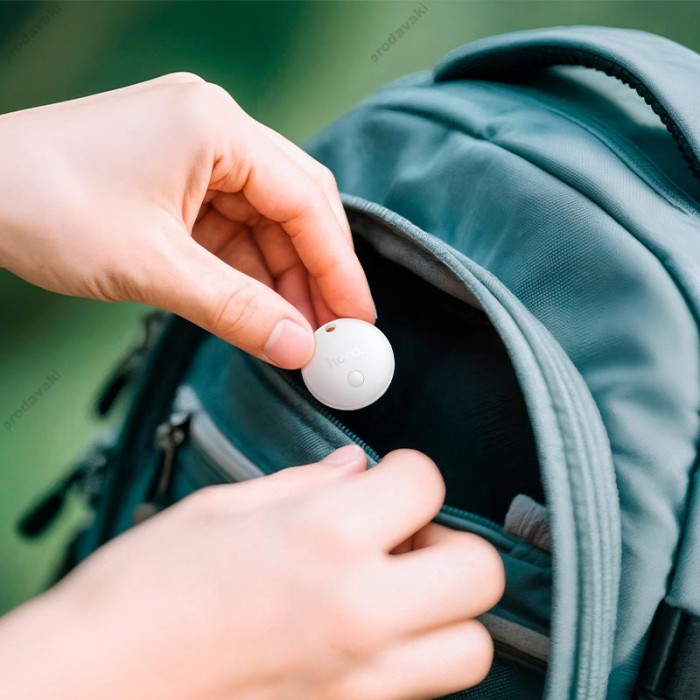 Пошуковий трекер HOCO E93A Valley smart positioning anti-lost device Android White