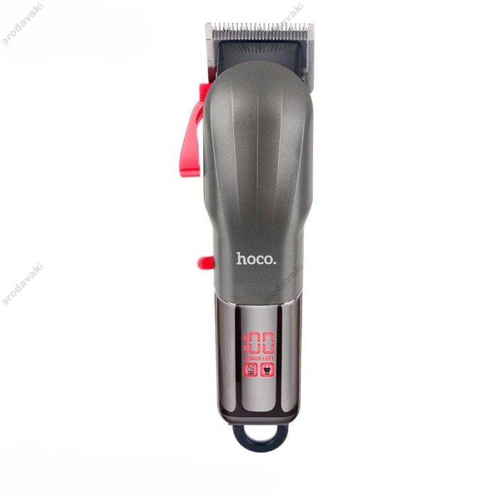 Машинка для стрижки волосся Hoco DAR09 Admire Hair clipper 440C LED Display Grey