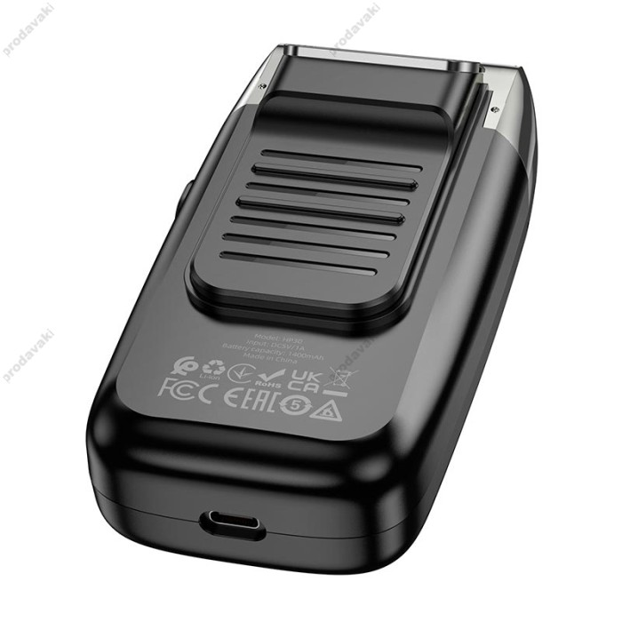 Шейвер для гоління HOCO HP30 dual mesh 2-in-1 shaver Black