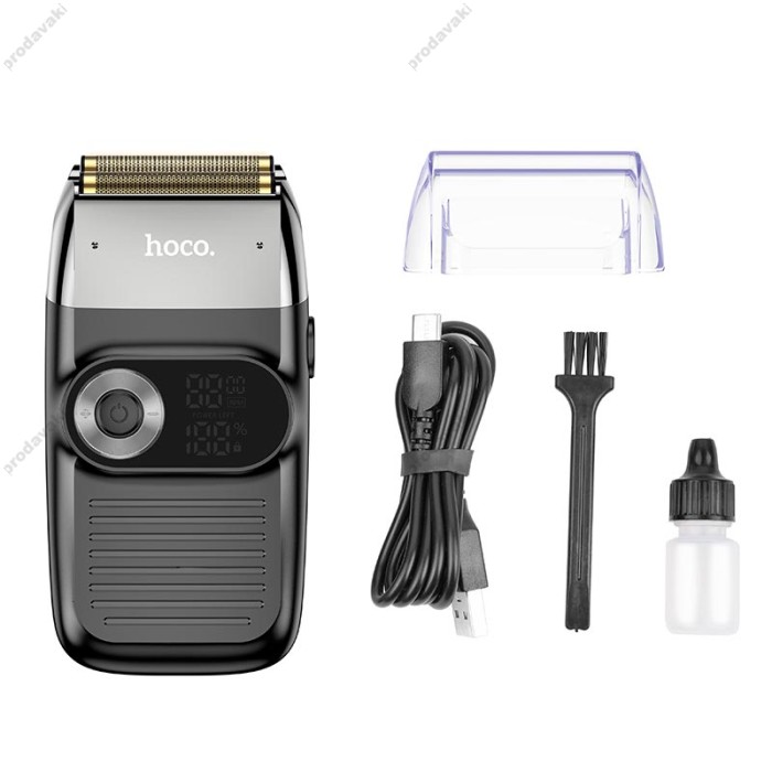 Шейвер для гоління HOCO HP30 dual mesh 2-in-1 shaver Black