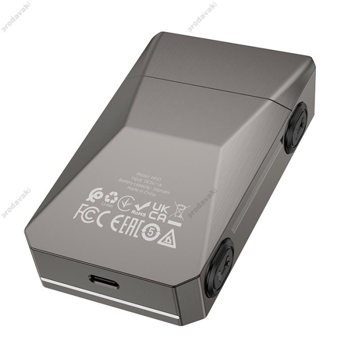 Шейвер для гоління HOCO HP31 zinc alloy double-razor shaver Grey