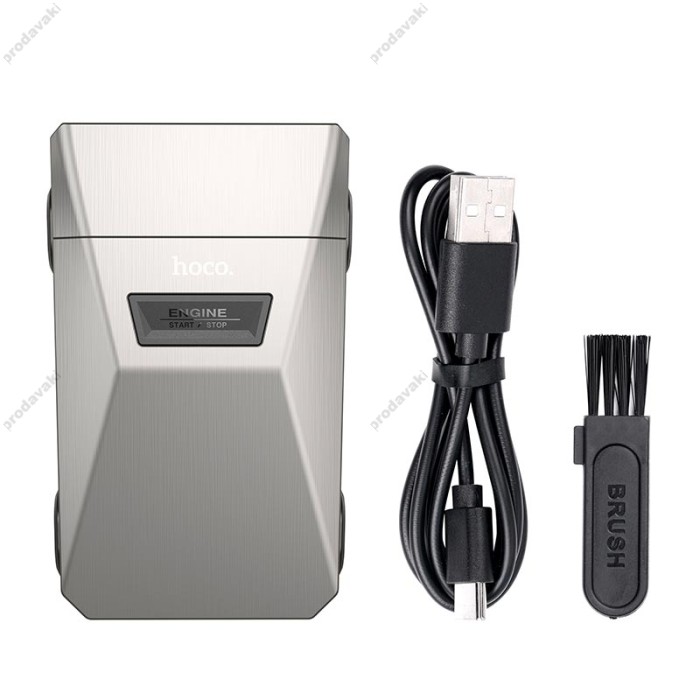 Шейвер для гоління HOCO HP31 zinc alloy double-razor shaver Grey
