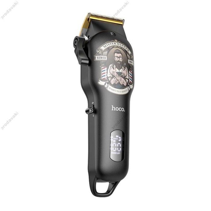 Машинка для стрижки волосся Hoco HP20 electric Hair clipper with digital display 240min Black